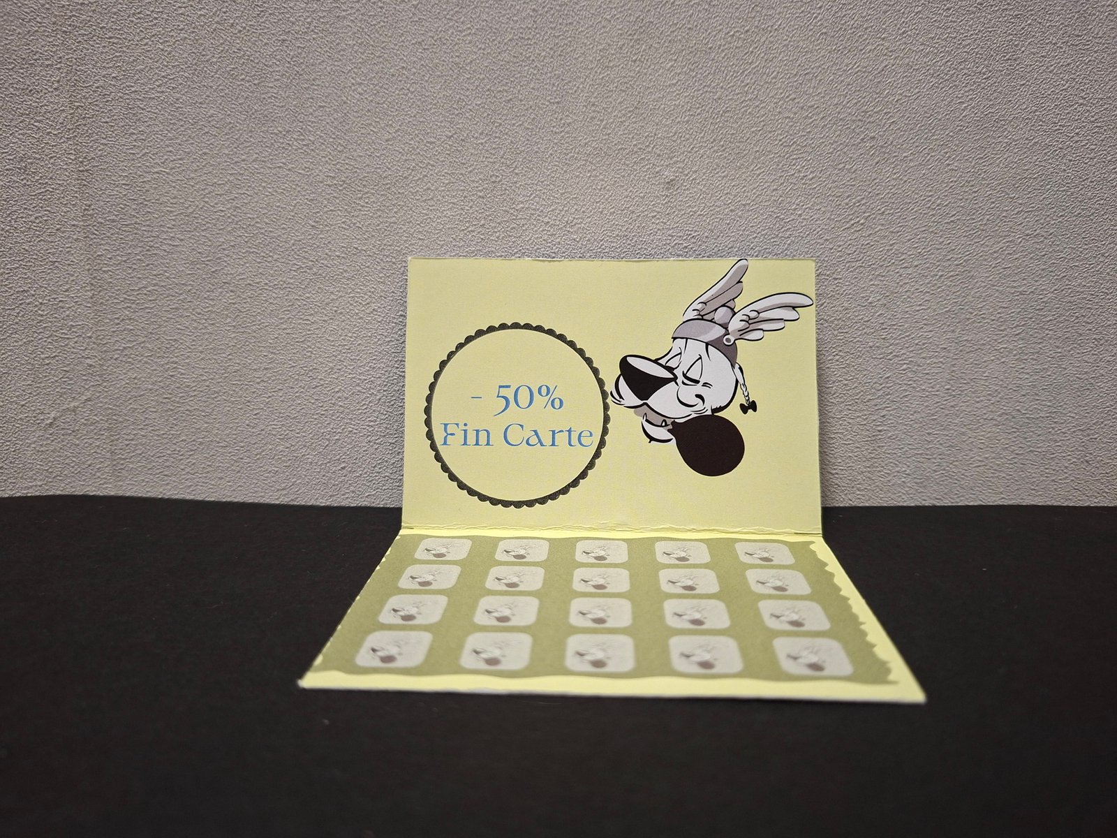 photo d'une carte de fidélité