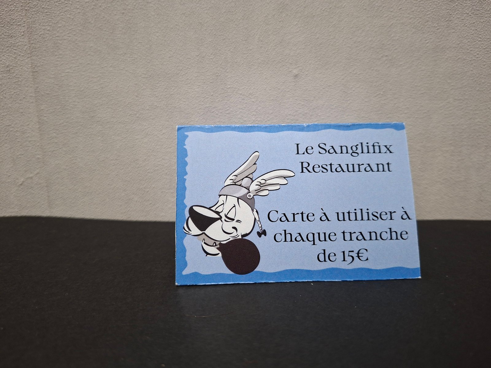 photo d'une carte de fidélité